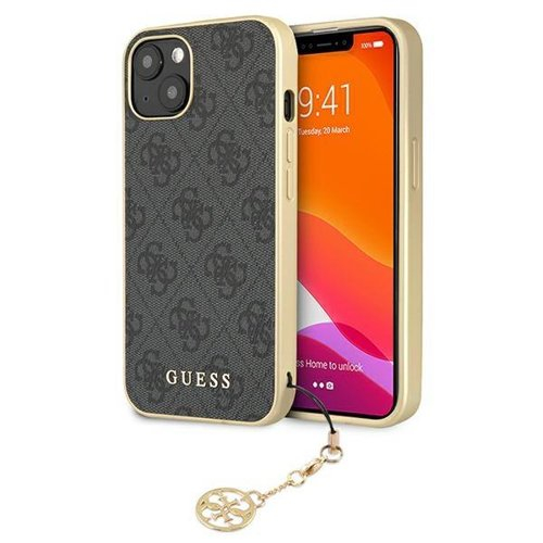 GUESS 39105
GUESS 4G Kryt s přívěskem Apple iPhone 13 mini šedý