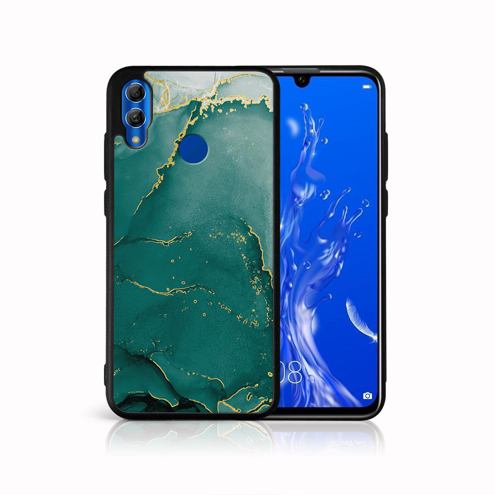 Levně MY ART Ochranný obal Honor 10 Lite -GREEN MARBLE (145)