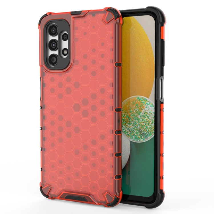 HONEYCOMB Ochranný kryt Samsung Galaxy A13 5G červený