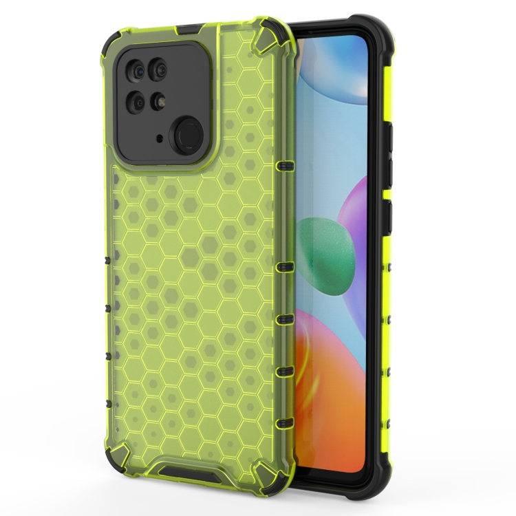 Levně HONEYCOMB Ochranný kryt Xiaomi Redmi 10C zelený