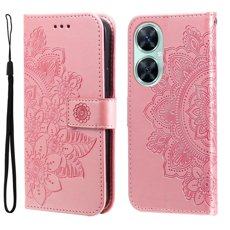Levně ART MANDALA Peněženkové pouzdro Huawei nova 11I růžové