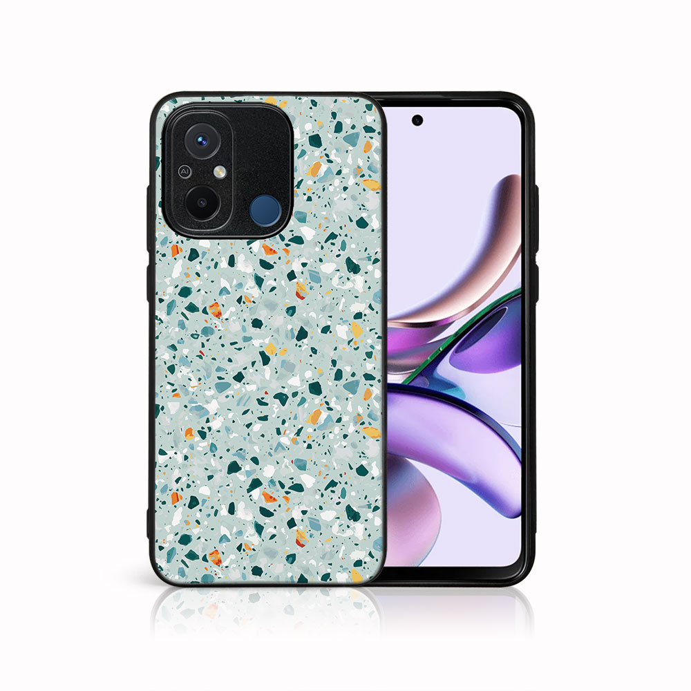 Levně MY ART Ochranný kryt pro Xiaomi Redmi 12C BLUE TERRAZZO (164)