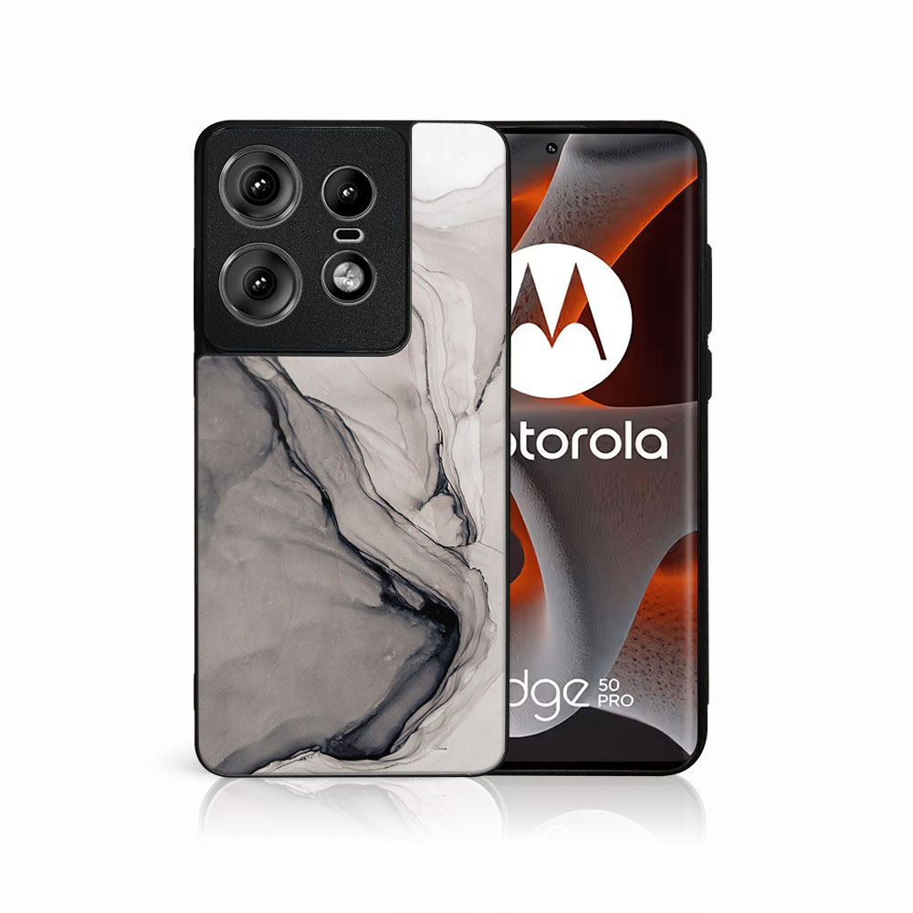 Levně MY ART Ochranný kryt pro Motorola Edge 50 Pro BLACK INK (146)