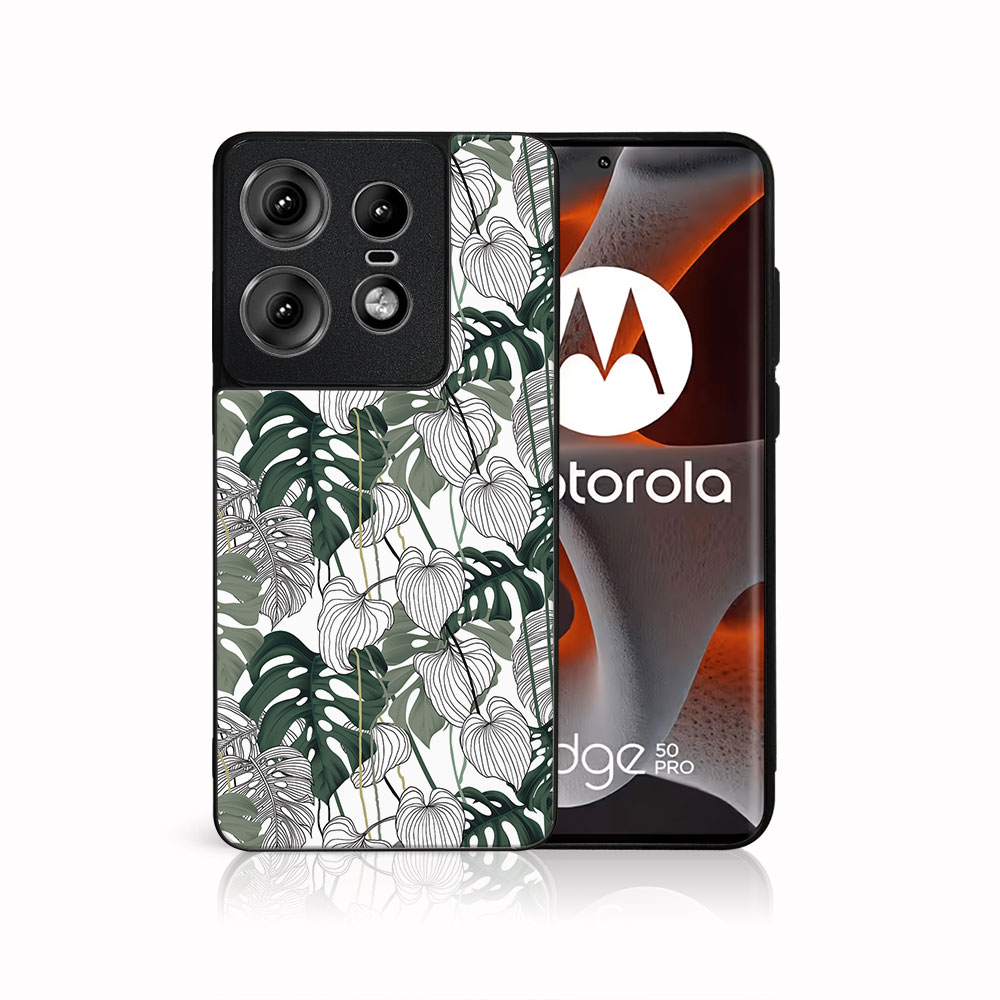 Levně MY ART Ochranný kryt pro Motorola Edge 50 Pro LEAF (175)