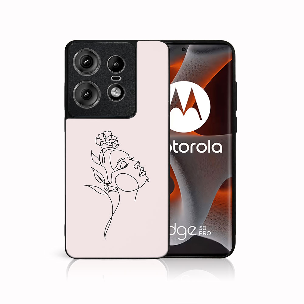 Levně MY ART Ochranný kryt pro Motorola Edge 50 Pro ROSE GIRL (198)