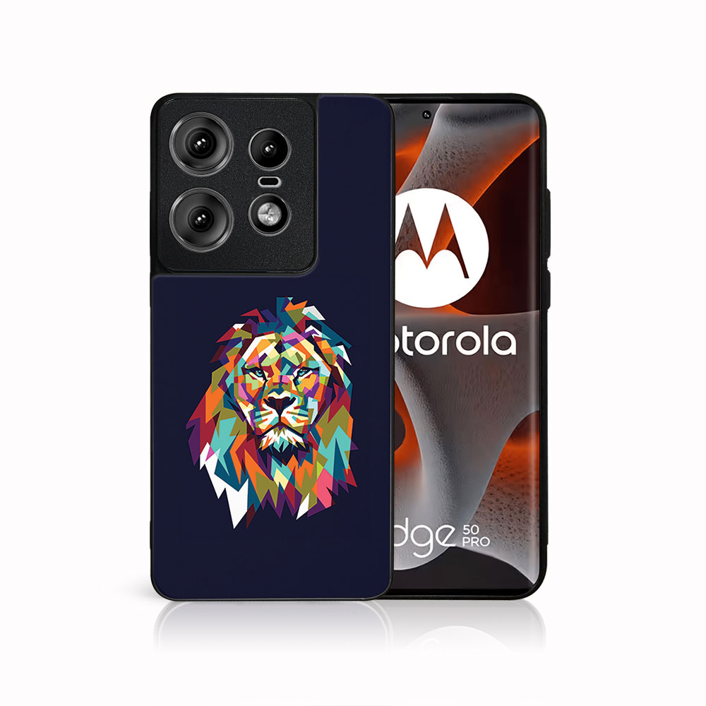 Levně MY ART Ochranný kryt pro Motorola Edge 50 Pro LION (246)