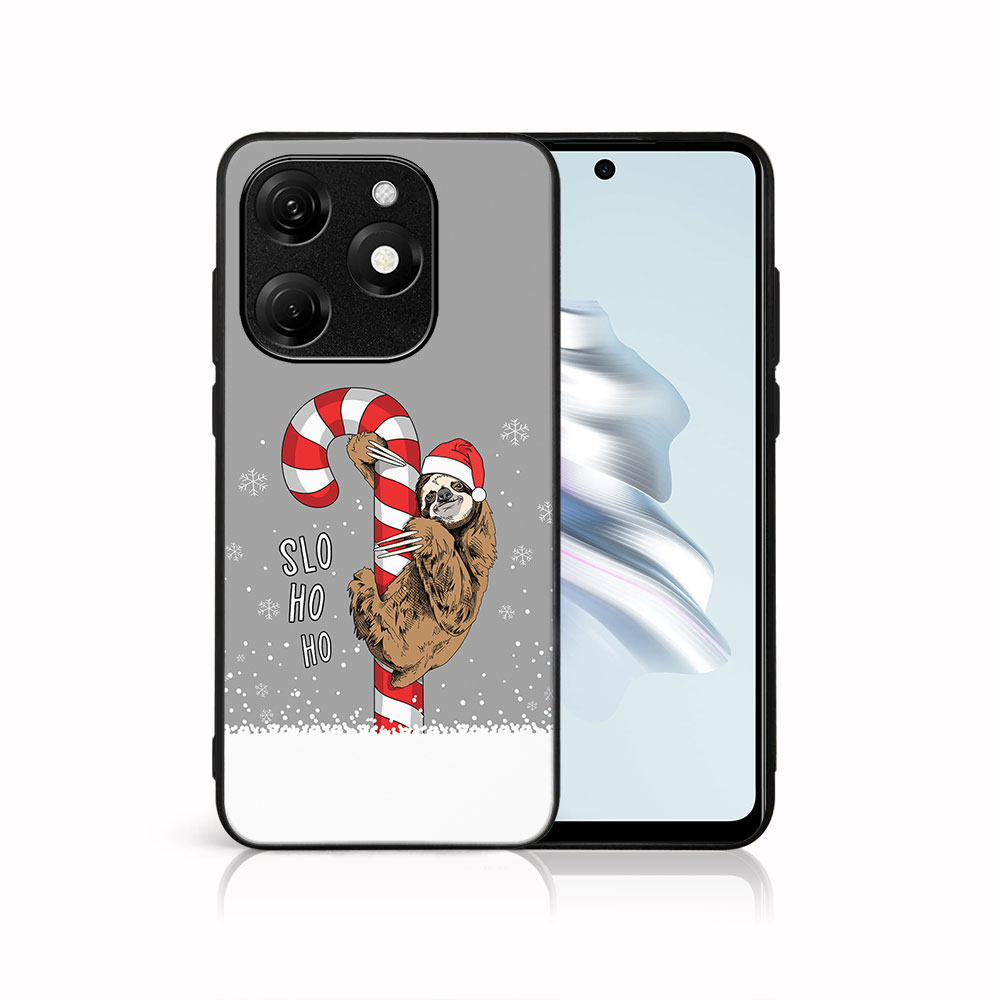 Levně MY ART Kryt s vánočním designem Tecno Spark 20 CANDY (076)