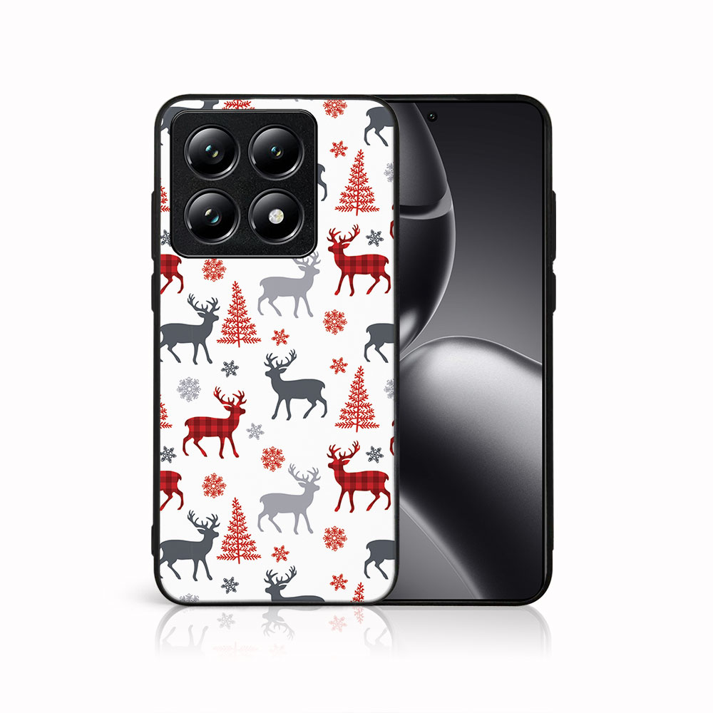 MY ART Kryt s vánočním designem Xiaomi 14T DEER (068)