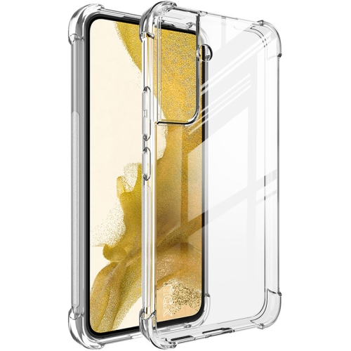 Levně IMAK Ochranný silikonový kryt + fólie Samsung Galaxy S22 Plus 5G průhledný
