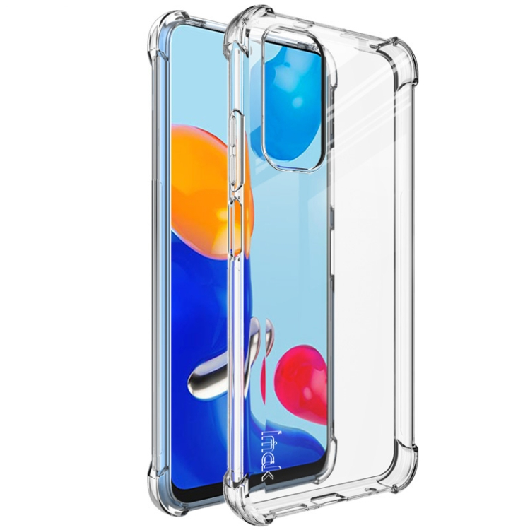 Levně IMAK Ochranný silikonový kryt + fólie Xiaomi Redmi Note 11 / Note 11S průhledný