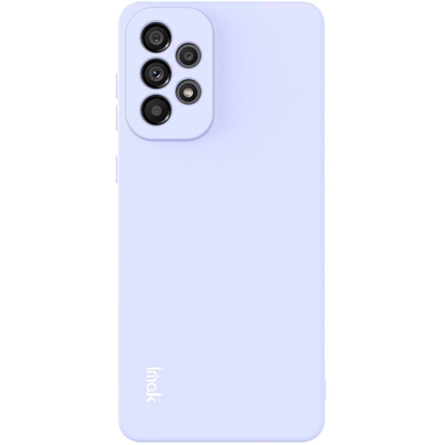 Levně IMAK RUBBER Gumový kryt Samsung Galaxy A73 5G světle modrý