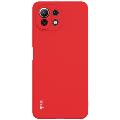 Levně IMAK RUBBER Gumový kryt Xiaomi Mi 11 Lite / 11 Lite 5G / 11 Lite NE 5G červený