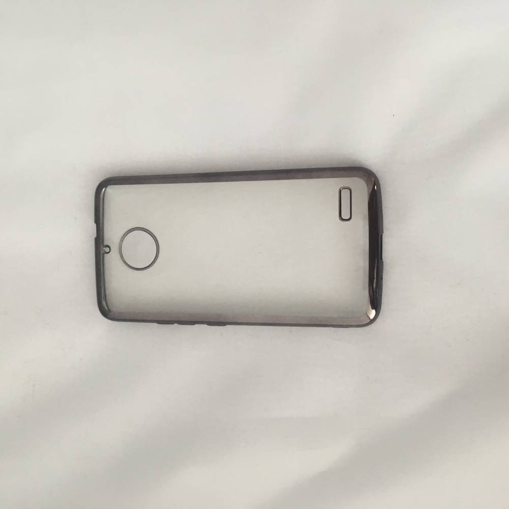 FORCELL METALLIC Silikonový obal Lenovo Moto E4 černý
