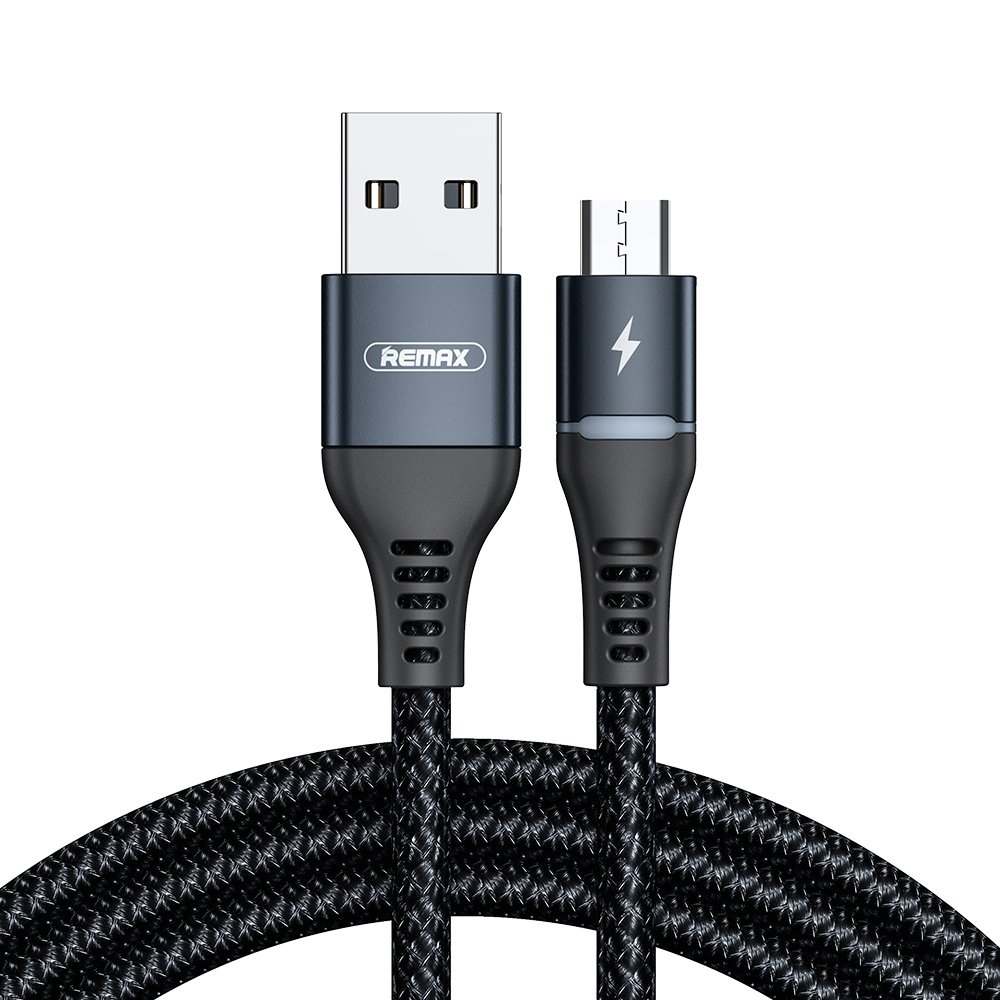 REMAX RC-152M LED kabel micro USB černý