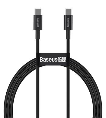 BASEUS 50893
BASEUS CAT YS-B01 100W Kabel USB Type-C - USB Type-C 1m černý