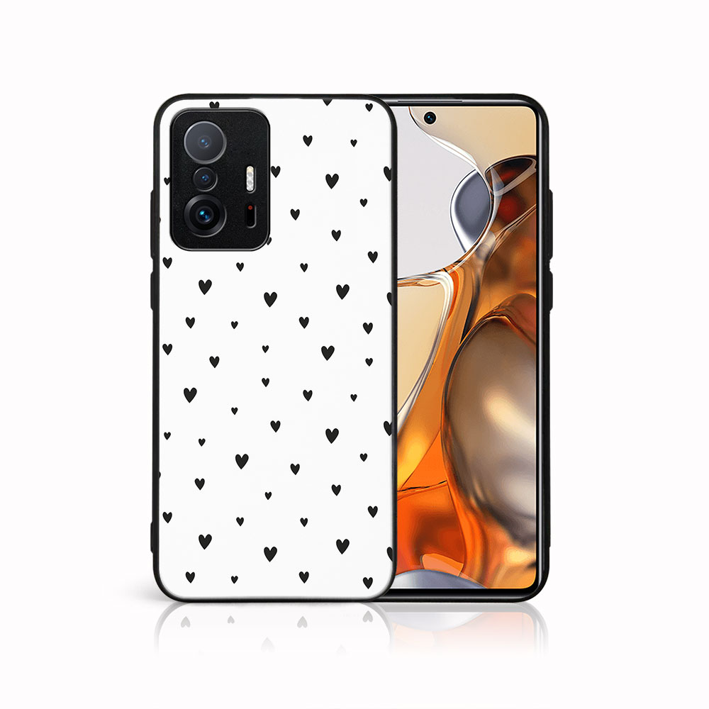 Levně MY ART Ochranný kryt pro Xiaomi 11T / 11T Pro BLACK HEARTS (167)