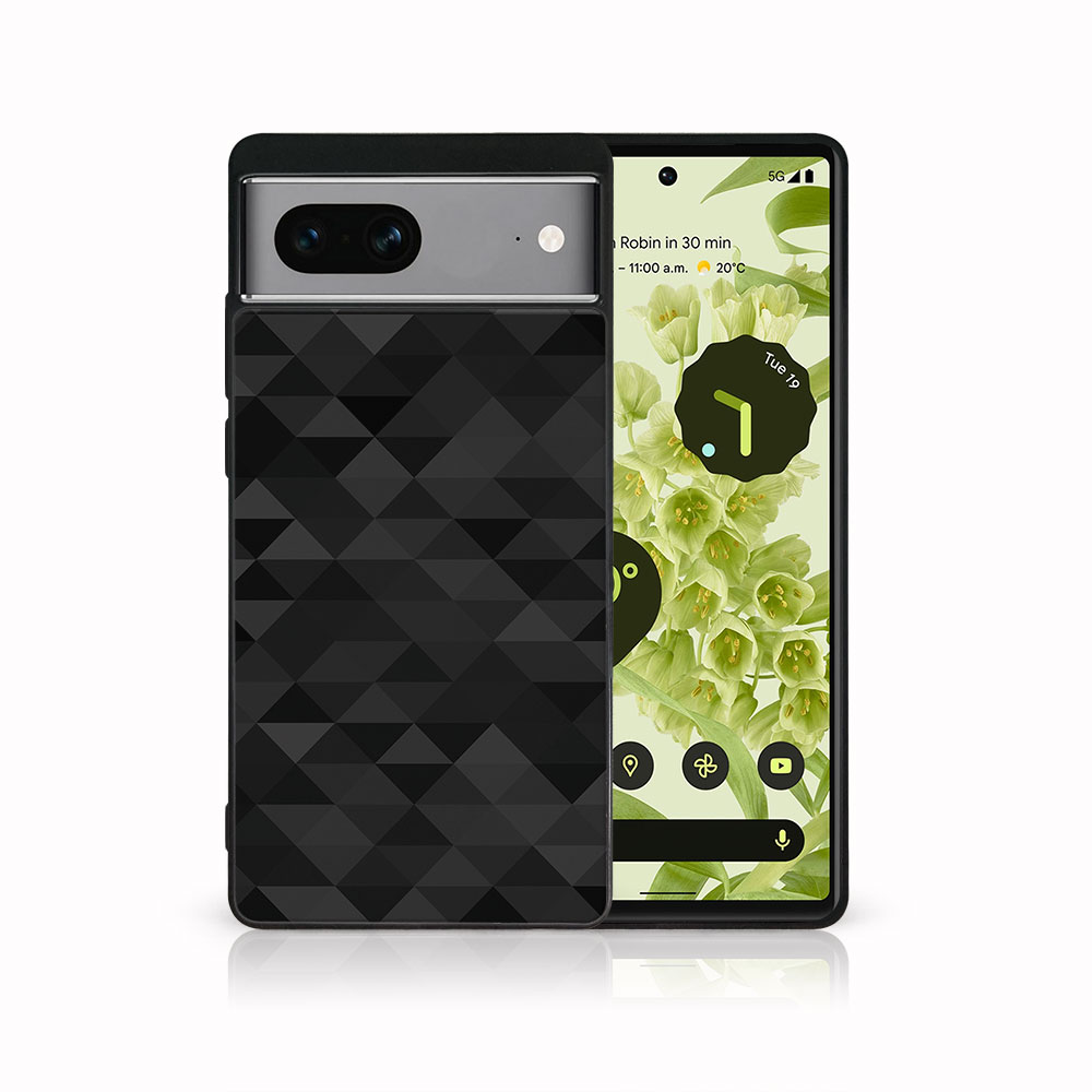 Levně MY ART Ochranný kryt pro Google Pixel 7 BLACK TRIANGLES (232)