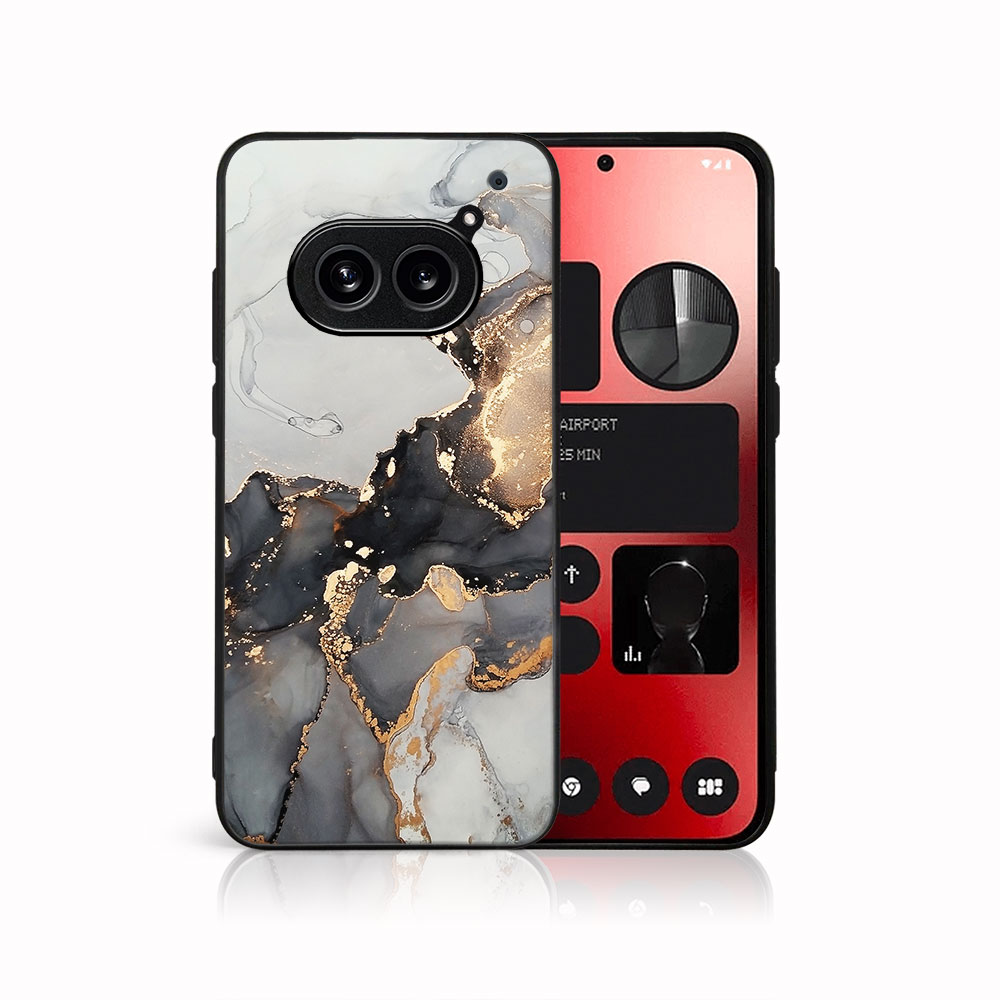 Levně MY ART Ochranný kryt pro Nothing Phone 2a GREY MARBLE (140)