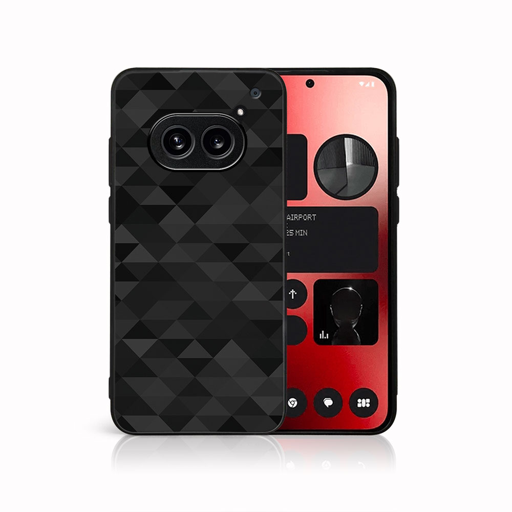 Levně MY ART Ochranný kryt pro Nothing Phone 2a BLACK TRIANGLES (232)