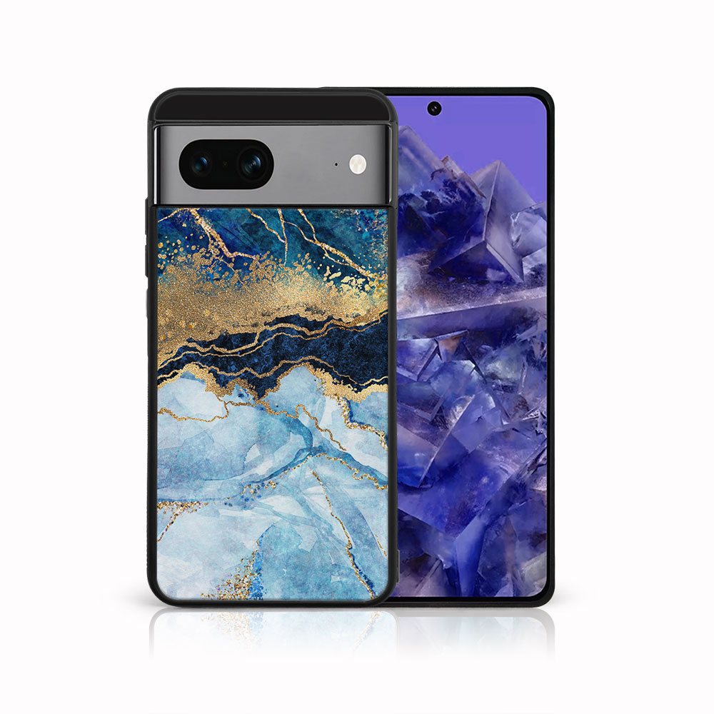 Levně MY ART Ochranný kryt pro Google Pixel 8a BLUE MARBLE (141)