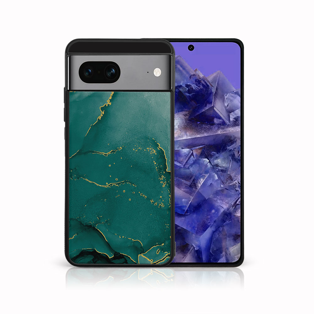 Levně MY ART Ochranný kryt pro Google Pixel 8a GREEN MARBLE (145)