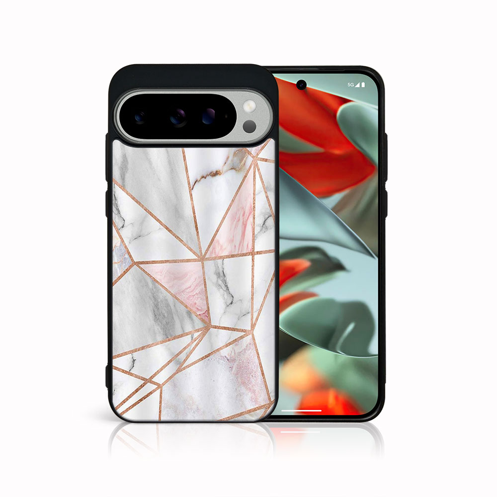 Levně MY ART Ochranný kryt pro Google Pixel 9 Pro XL PINK MARBLE (143)