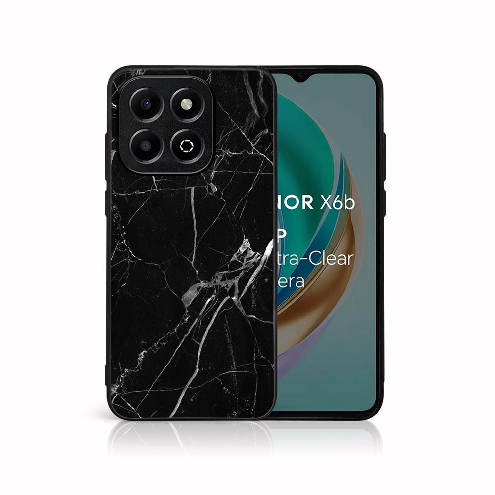 Levně MY ART Ochranný kryt pro Honor X6b BLACK MARBLE (142)
