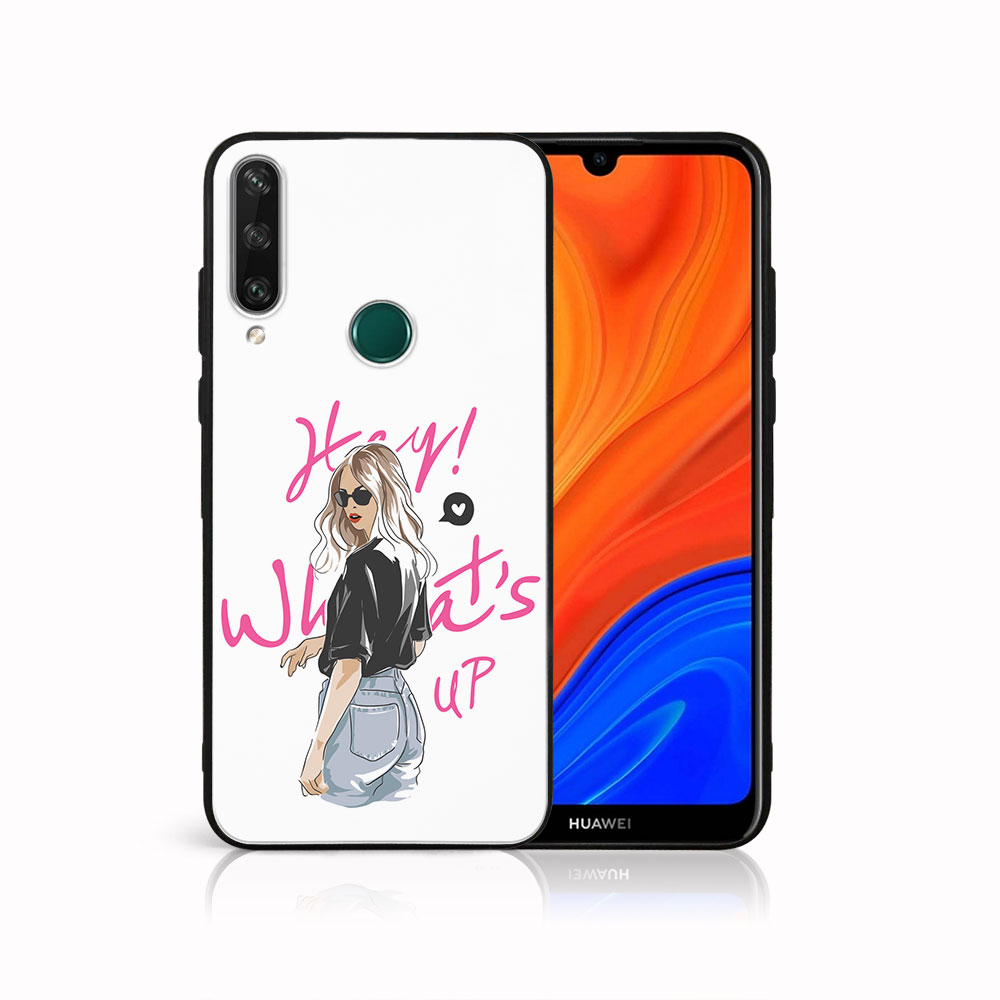 Levně MY ART Ochranný obal Huawei Y6p-WHATSUP (132)