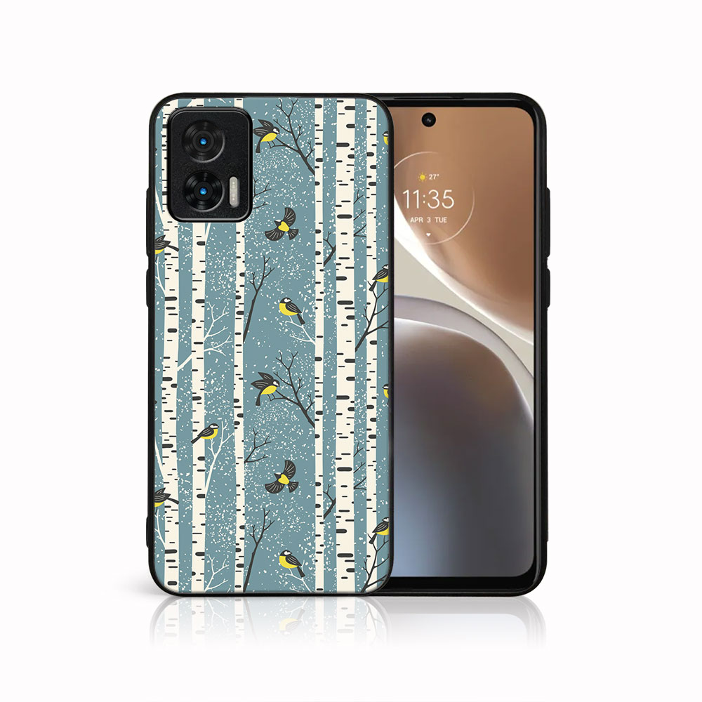 MY ART Kryt s vánočním designem Motorola Edge 30Neo BIRCH (072)