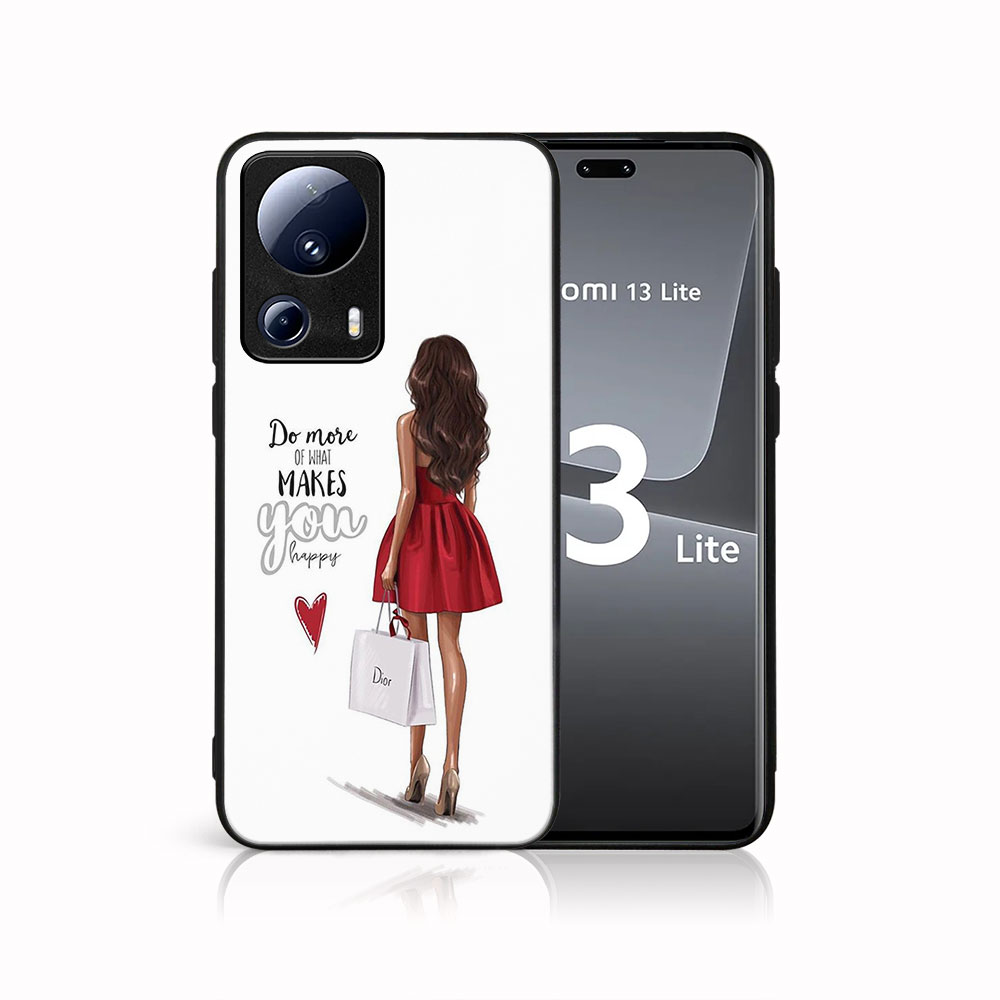 Levně MY ART Ochranný kryt pro Xiaomi 13 Lite RED DRESS (137)