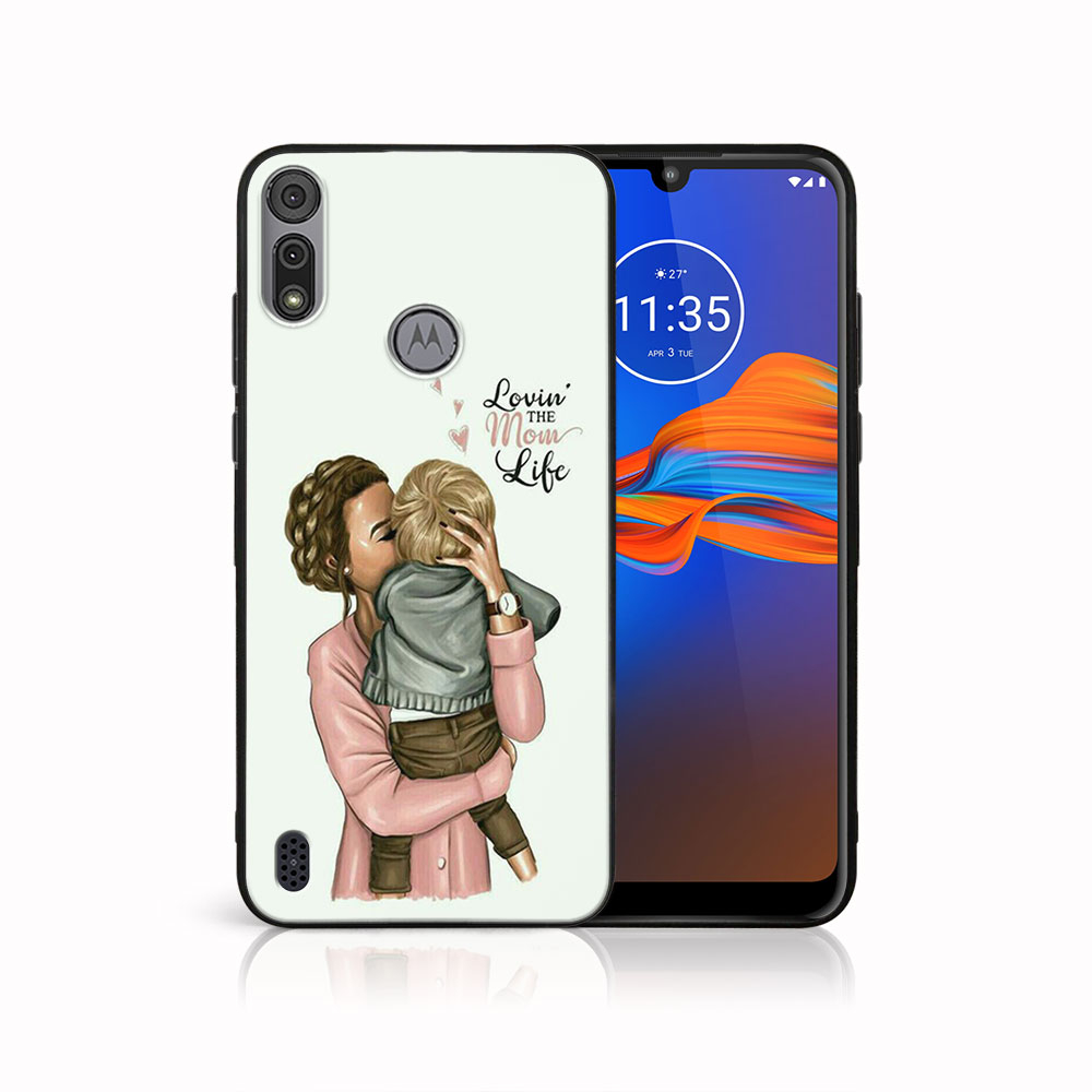 Levně MY ART Silikonový kryt Motorola Moto E6s MOM LIFE (118)