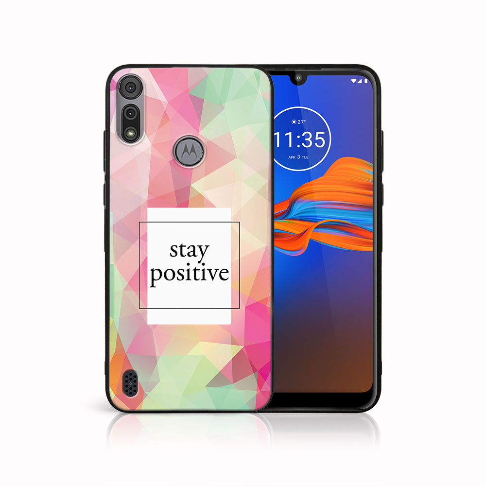 Levně MY ART Silikonový kryt Motorola Moto E6s POSITIVE (053)