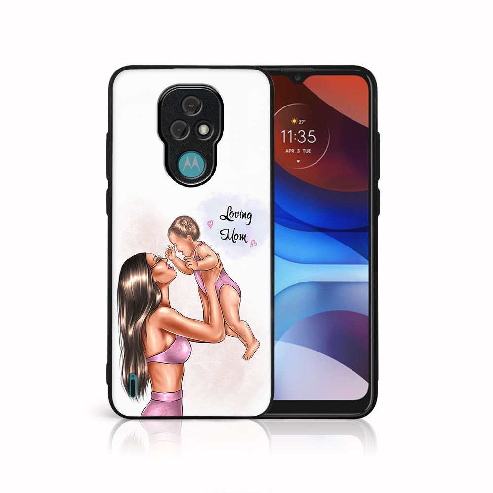 Levně MY ART Ochranný obal Motorola Moto E7 LOVING MOM (115)