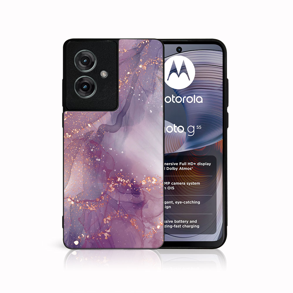 Levně MY ART Ochranný kryt pro Motorola Moto G55 5G PURPLE (148)