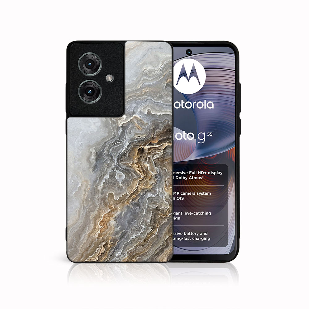 Levně MY ART Ochranný kryt pro Motorola Moto G55 5G BEIGE (151)