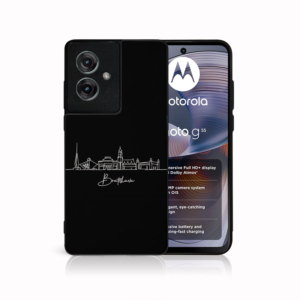 Levně MY ART Ochranný kryt pro Motorola Moto G55 5G BRATISLAVA (202)