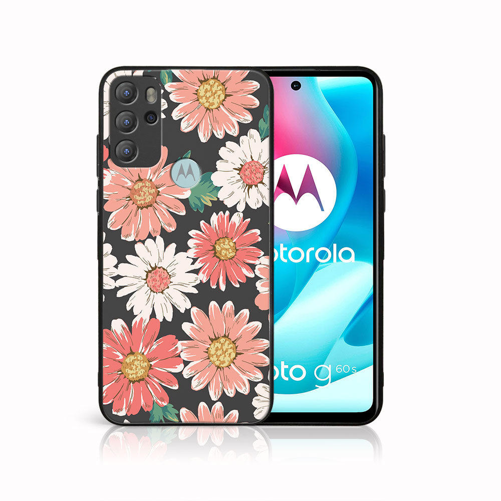Levně MY ART Silikonový obal Motorola Moto G60s DAISY (161)