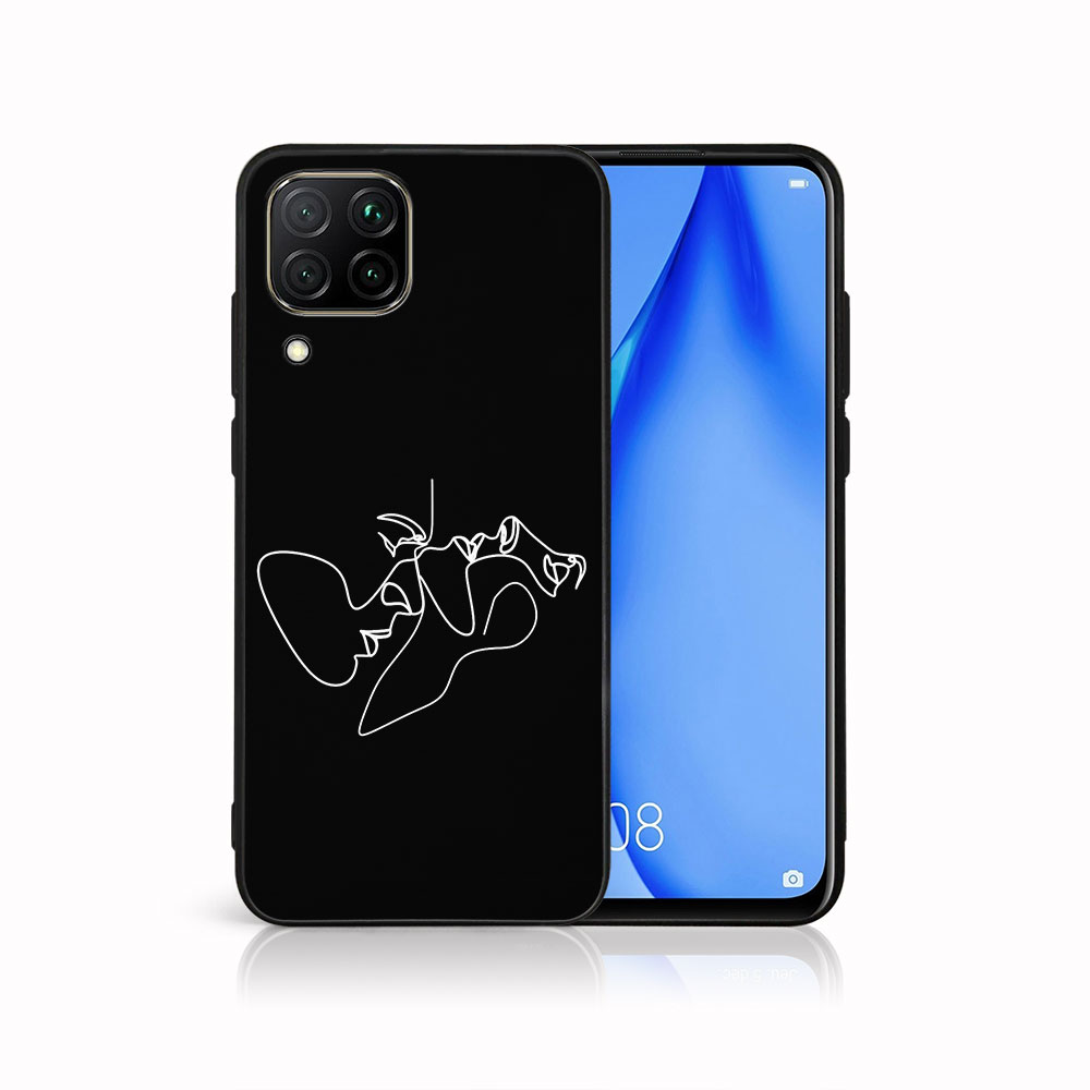 Levně MY ART Ochranný kryt pro Huawei P40 Lite FACES (196)
