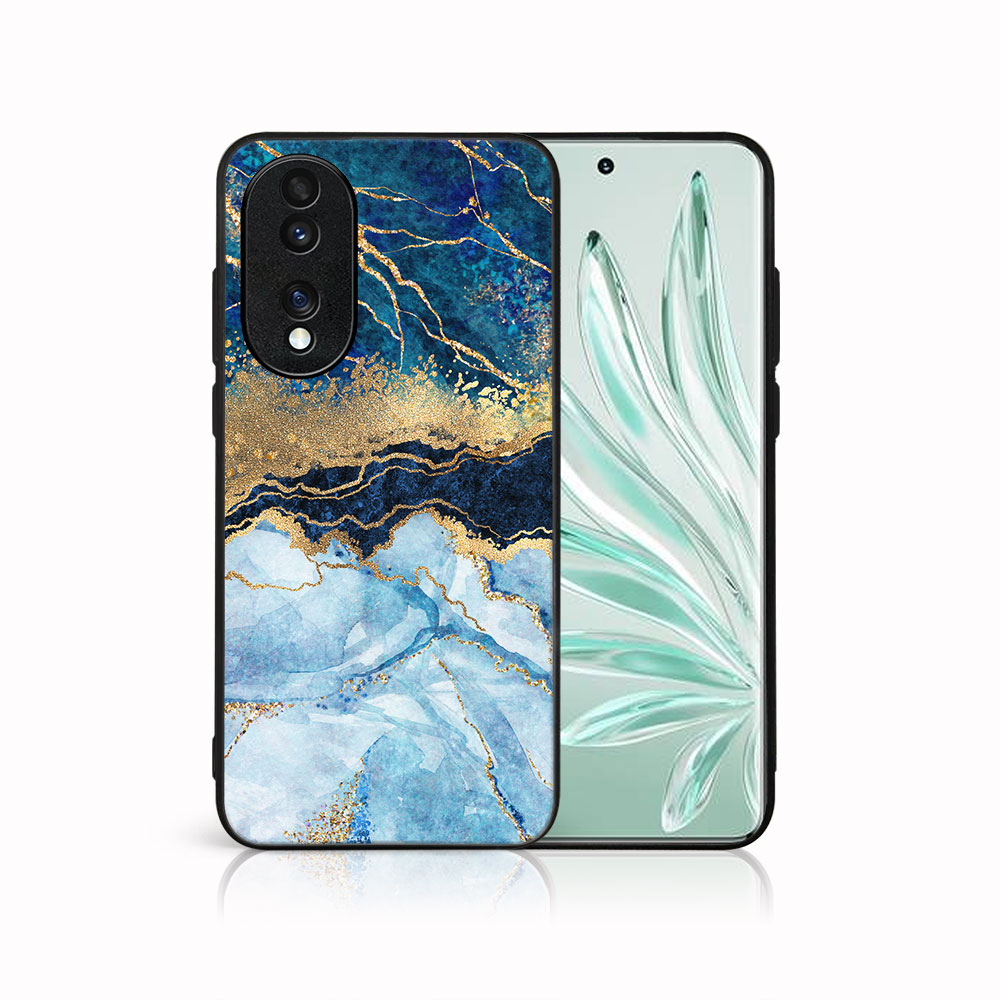 Levně MY ART Ochranný kryt pro Honor 70 BLUE MARBLE (141)