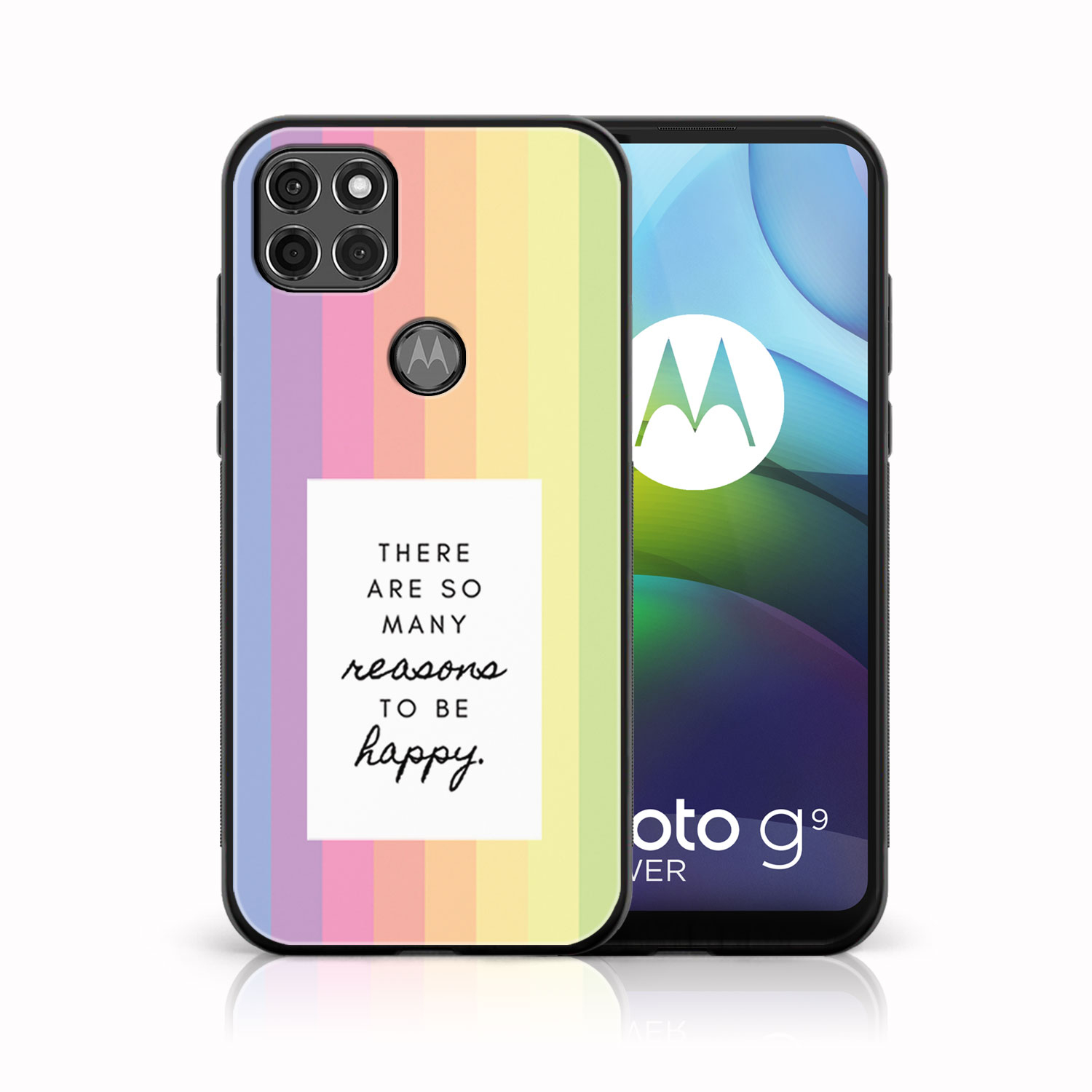 Levně MY ART Silikonový kryt Motorola Moto G9 Power REASONS (040)