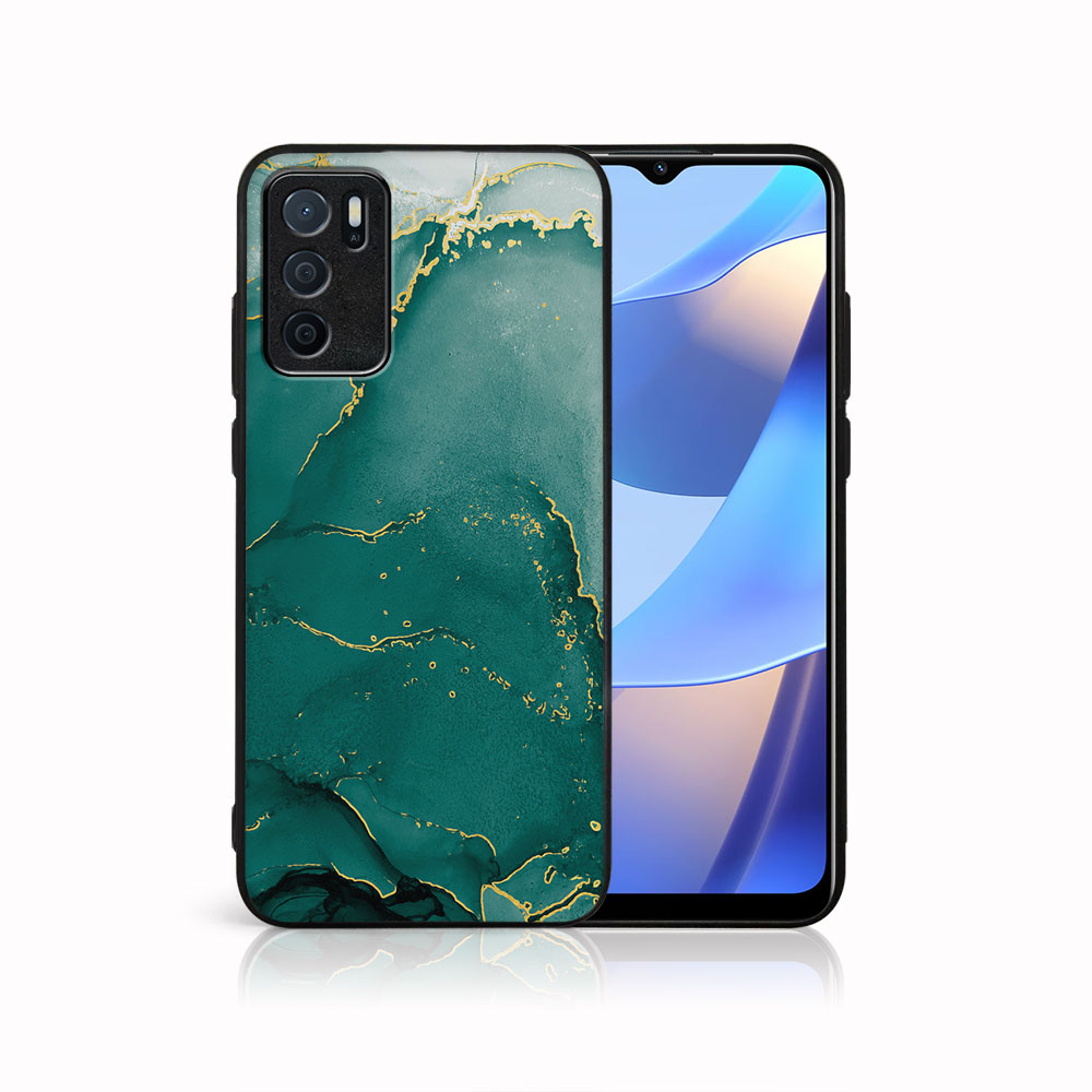 46113
MY ART Ochranný obal  Oppo A16 / A16s GREEN MARBLE (145)