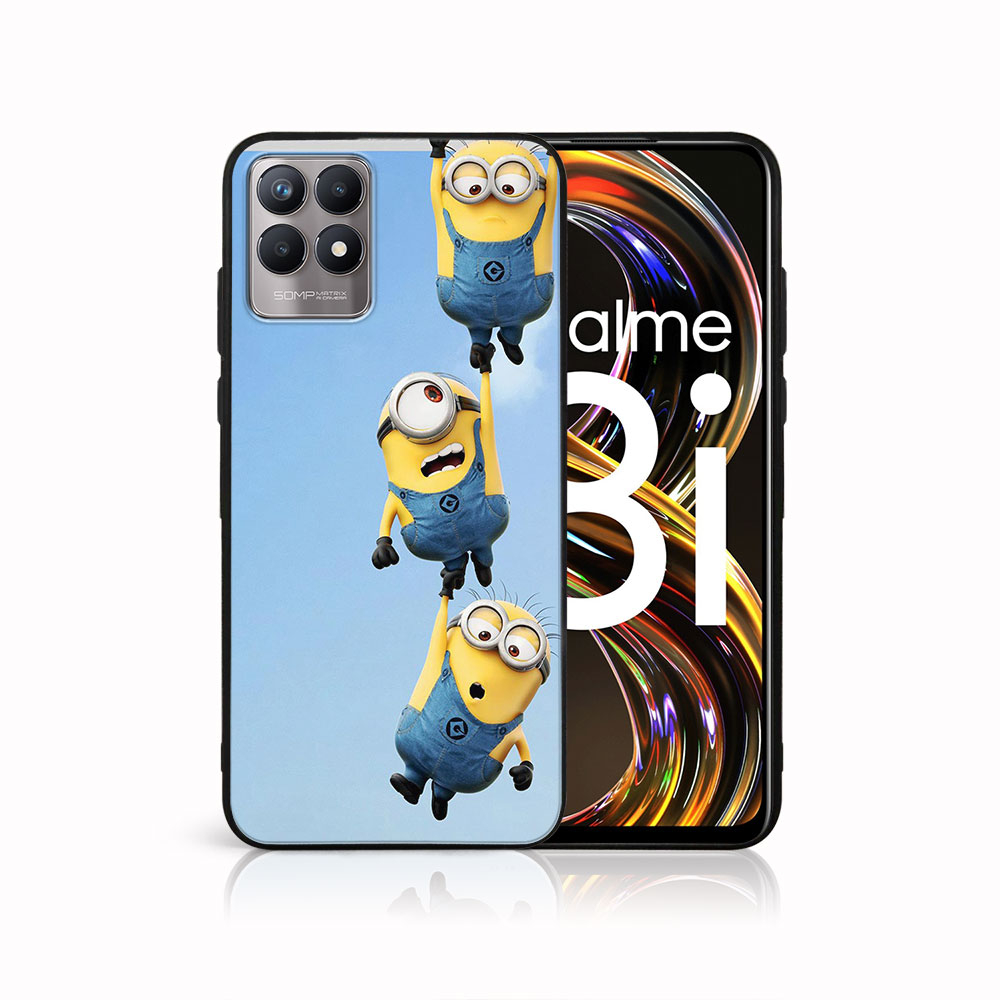 Levně MY ART Silikonový obal Realme 8i MIMONI (021)
