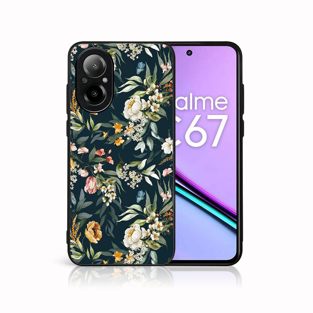 Levně MY ART Ochranný kryt pro Realme C67 FLORAL (158)