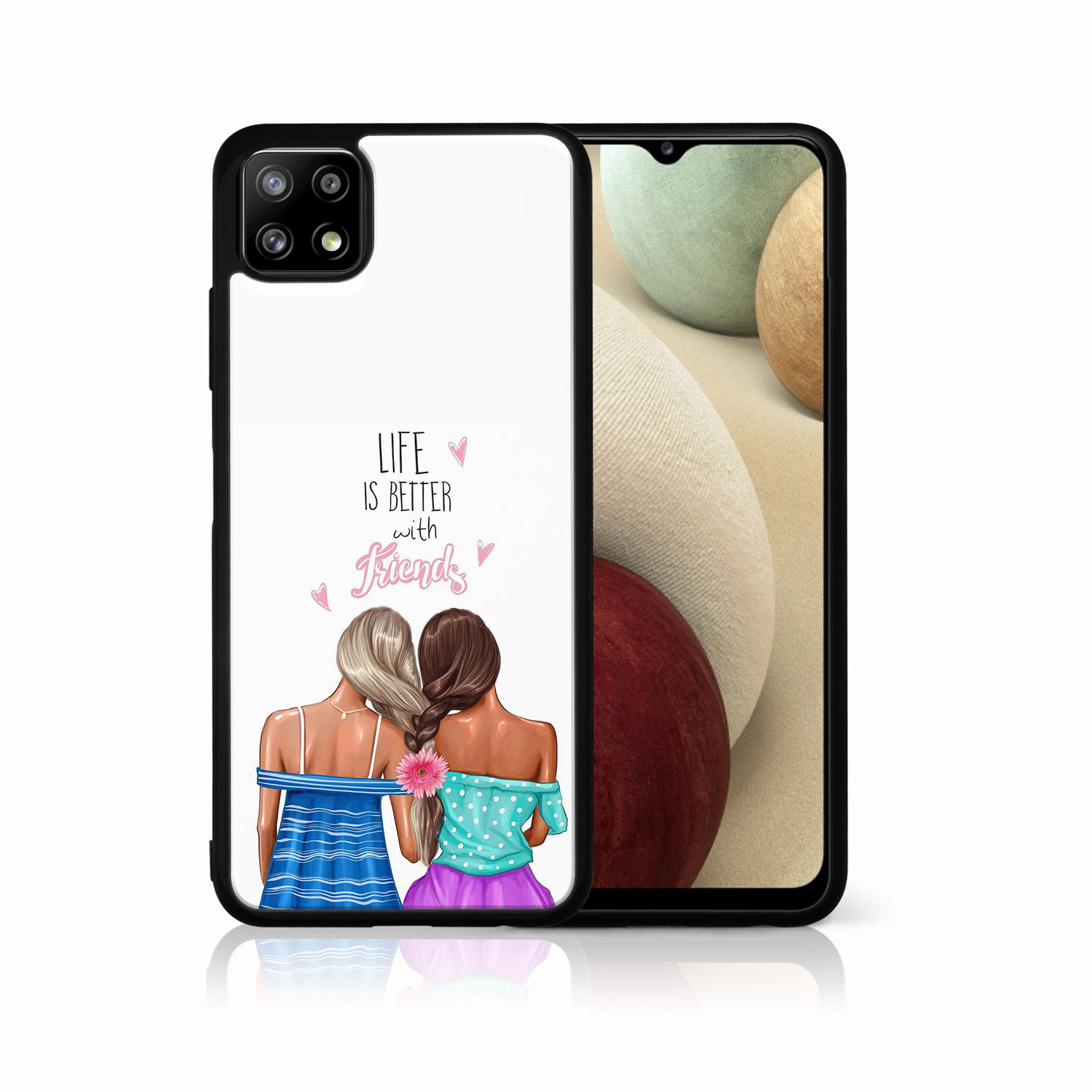 Levně MY ART Silikonový kryt Samsung Galaxy A22 5G FRIENDS (060)
