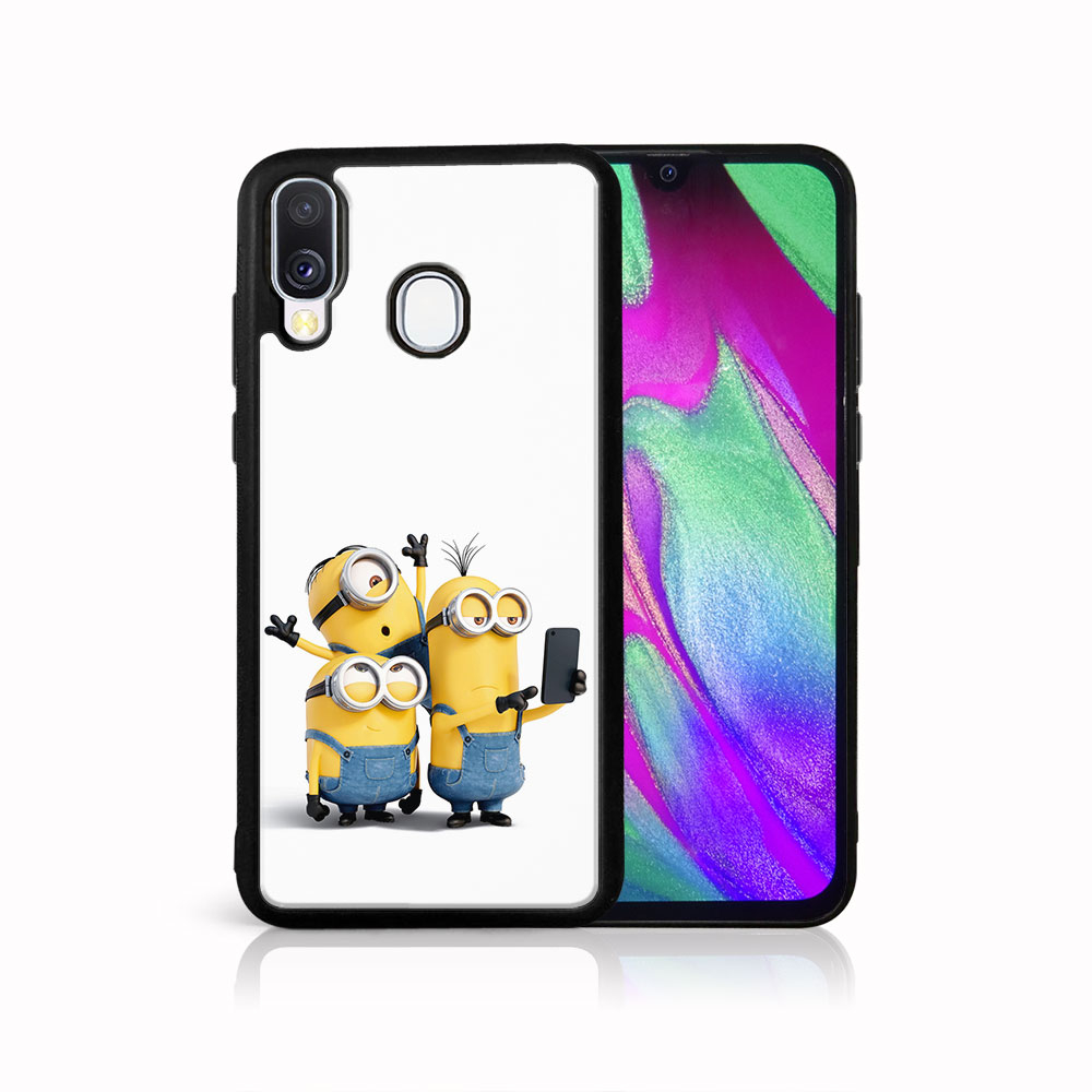 Levně MY ART Ochranný kryt Samsung Galaxy A40 MINIONS SELFIE (022)