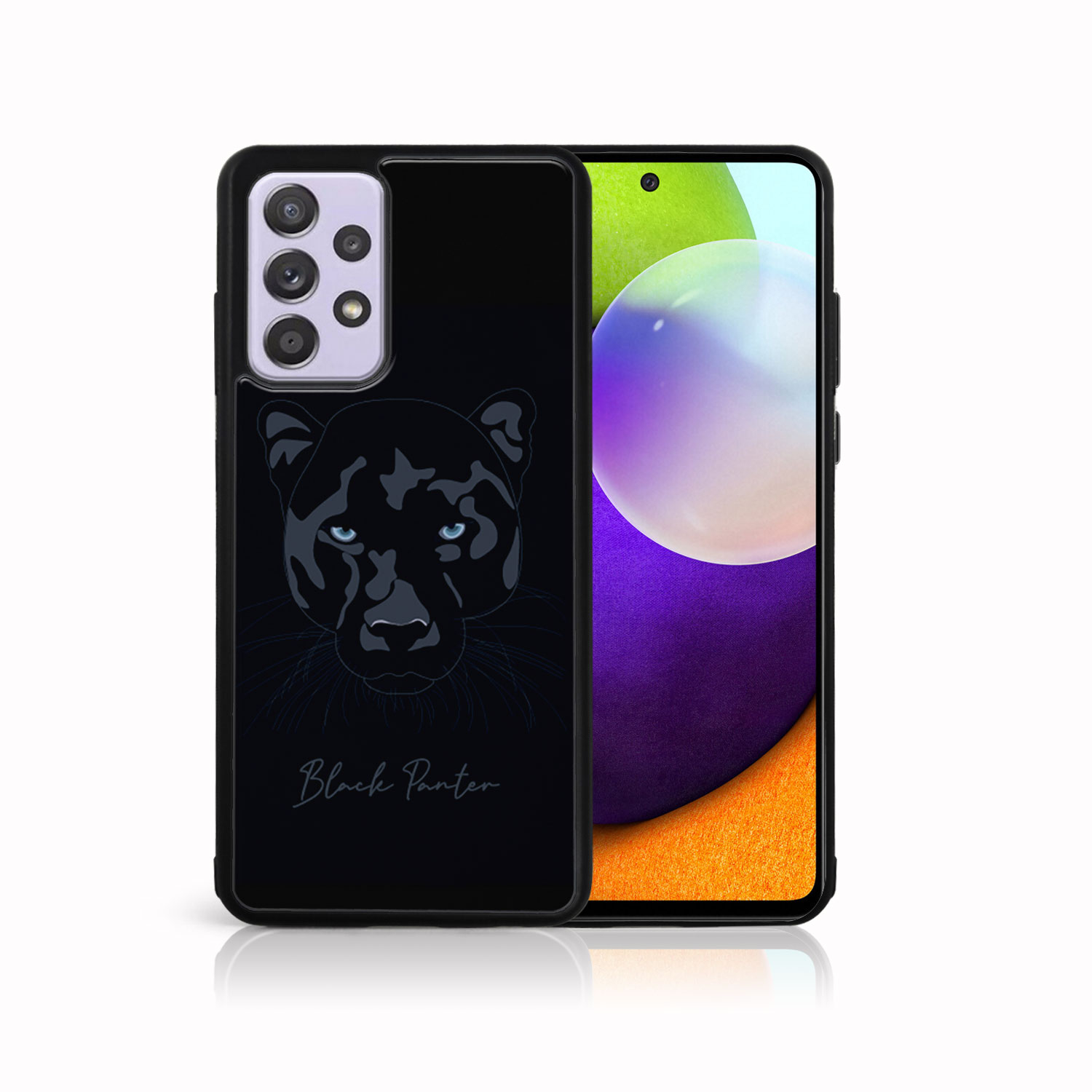 Levně MY ART Silikonový kryt Samsung Galaxy A72 PANTHER (045)