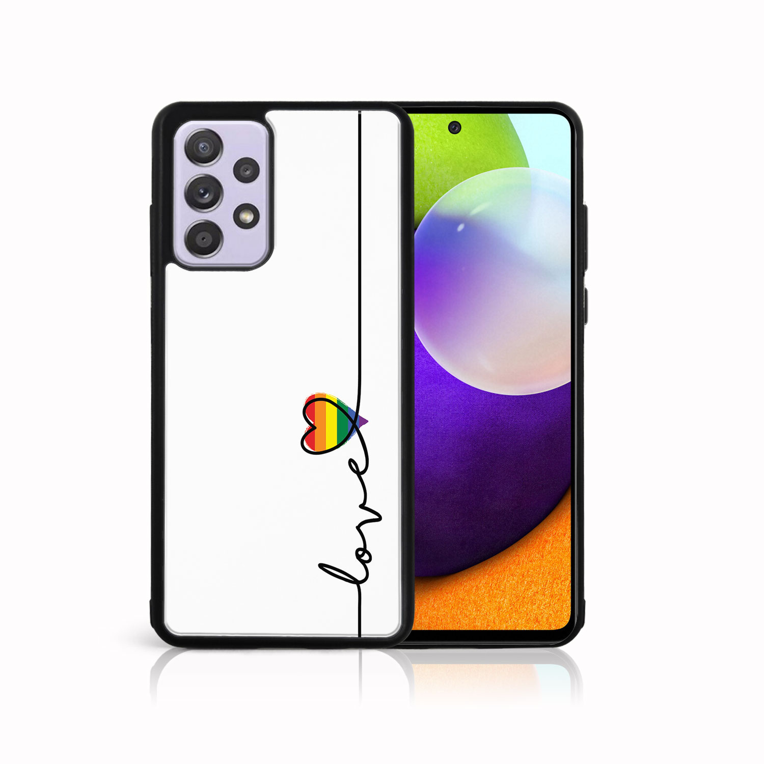Levně MY ART Silikonový kryt Samsung Galaxy A52/A52s/A52 5G LOVE (054)