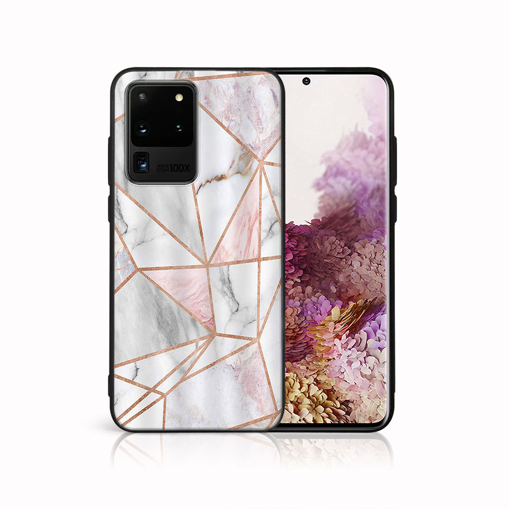 Levně MY ART Ochranný kryt pro Samsung Galaxy S20 Ultra PINK MARBLE (143)