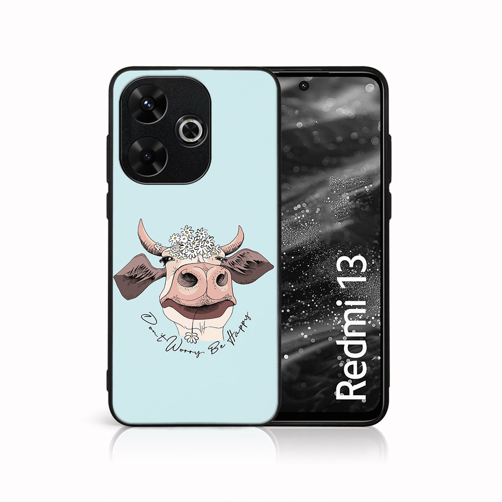 Levně MY ART Ochranný kryt pro Xiaomi Redmi 13 HAPPY COW (181)