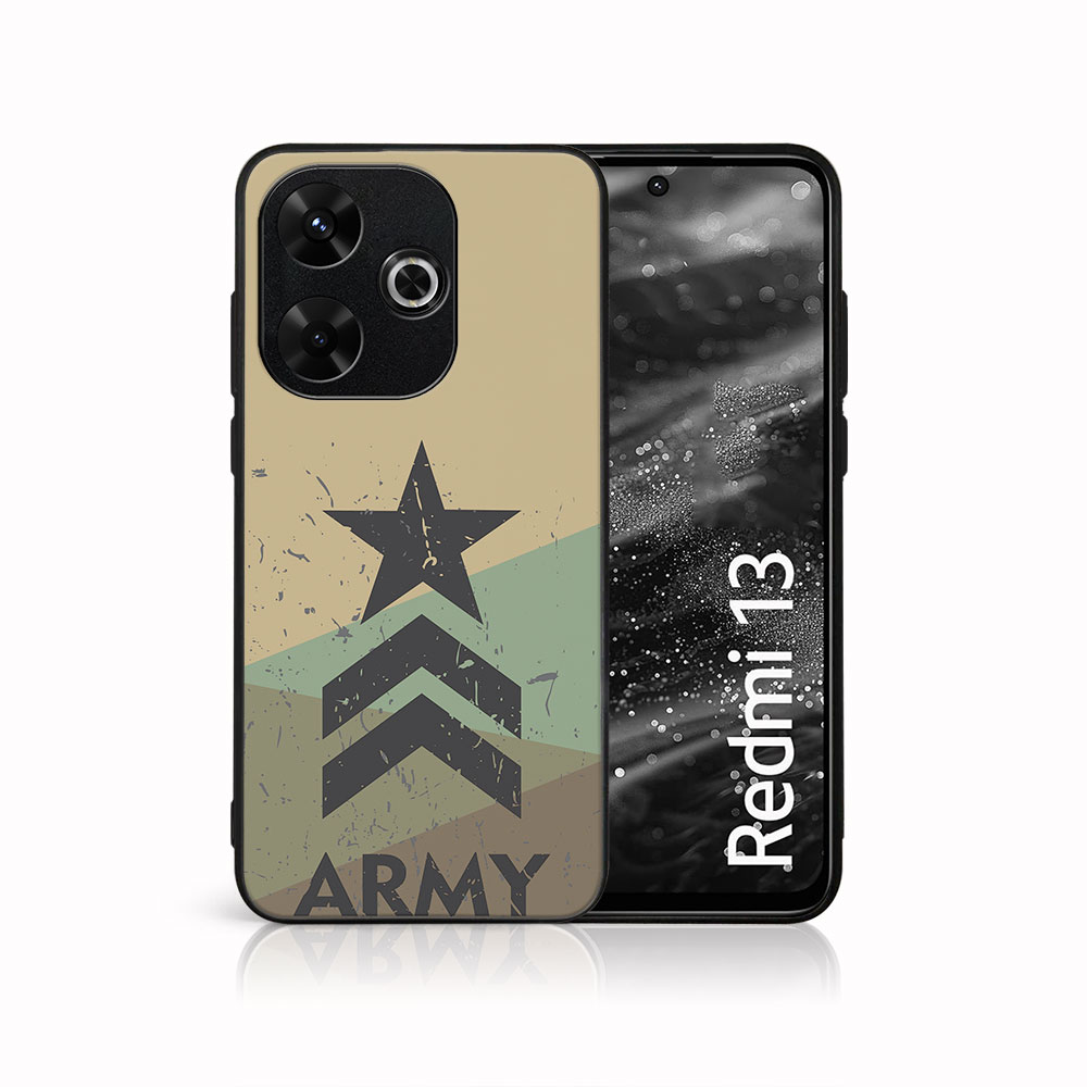 Levně MY ART Ochranný kryt pro Xiaomi Redmi 13 ARMY (236)
